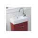 SmartLine Duvara Monte & Dolap Uyumlu Armatür Deliği Sağda Seramik Lavabo – 50x25 cm, Beyaz