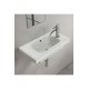 SmartRight Etajerli Duvara Monte & Dolap Uyumlu Armatür Deliği Sağda Seramik Lavabo – 50x28 cm
