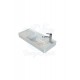 ModeraWide Etajerli Duvara Monte & Mobilya Uyumlu Seramik Lavabo – 80x35 cm, Beyaz