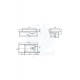 ModeraWide Etajerli Duvara Monte & Mobilya Uyumlu Seramik Lavabo – 80x35 cm, Beyaz
