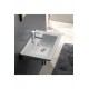 ModeraPrime Etajerli Duvara Monte & Mobilya Uyumlu Seramik Lavabo – 65x45 cm, Beyaz