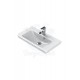 ModeraComfort Etajerli Duvara Monte & Mobilya Uyumlu Seramik Lavabo – 65x38 cm, Beyaz