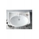 AngloElite Etajerli Duvara Monte & Kolon Ayak Uyumlu Seramik Lavabo – 100x54 cm, Beyaz