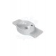 ModeraRight Etajerli Duvara Monte Seramik Lavabo – 80x38 cm, Beyaz