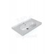 ModeraSink Yarı Gömme Etajerli Seramik Lavabo – 80x45 cm, Beyaz