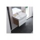 VersaWall Duvara Monte & Mobilya Uyumlu Armatür Delikli Seramik Lavabo – 60x40 cm, Beyaz