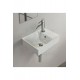 ModeraMini Etajerli Duvara Monte & Mobilya Uyumlu Seramik Lavabo – 40x30 cm, Beyaz