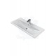 ModeraPrestige Etajerli Duvara Monte & Mobilya Uyumlu Armatür Delikli Seramik Lavabo – 100x45 cm Byz