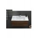 ModeraGrande Etajerli Duvara Monte & Mobilya Uyumlu Seramik Lavabo – 85x45 cm, Beyaz