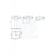 ModeraFit Armatür Delikli Duvara Monte & Mobilya Uyumlu Seramik Lavabo – 60x48 cm, Beyaz