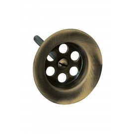 AntiqueFlow Lavabo Süzgeci & Alt Borusu Seti – Antik Eskitme, Paslanmaz