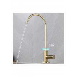 AquaGold Altın Arıtma Musluğu – 360° Döner Başlık, Su Tasarruflu
